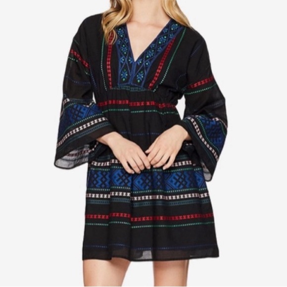 NWT Joie Shada Embroidered Mini Dress - Picture 1 of 8